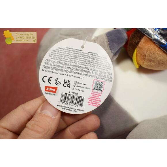 Snackles 8" Shark and Sonic Plush - Picture 5 of 5